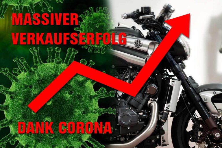 Corona steigert Absatz der Motorräder massiv